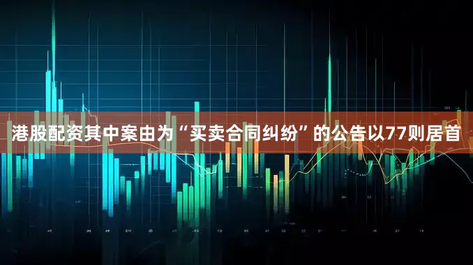 港股配资其中案由为“买卖合同纠纷”的公告以77则居首